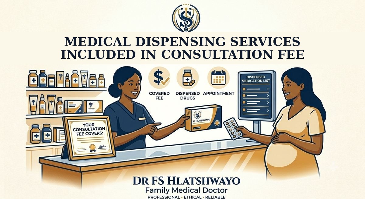 Medical dispensing services illustration